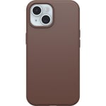 OtterBox iPhone 15, iPhone 14, and iPhone 13 Symmetry Series Case - CHOCOLATE BAR (Brown), snaps to MagSafe, ultra-sleek, raised edges protect camera & screen