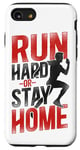 iPhone SE (2020) / 7 / 8 Running Runner Half Marathon Vintage Run Hard Or Stay Home Case