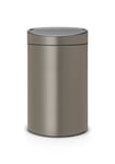 Brabantia Touch Soptunna Recycle med Plastinnerhink 10/23 L Brown