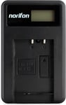 NP-BX1 LCD USB Chargeur pour Sony Cyber-Shot DSC-RX100, DSC-RX100 II, DSC-RX100 III, DSC-HX90V, DSC-WX350, DSC-WX500, HDR-AS15 Caméra et Plus, (NP-BX1-L)