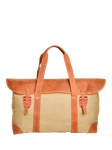 KOY Weekender Holdall Bag, Tan