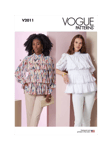 Vogue Misses' Baby Doll Tops Sewing Pattern, V2011