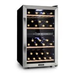 Vinamour 45D Cave à vin 2 zones 118L/ 45 bouteilles - Classe A - Inox