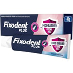 Fixodent Plus Dual Protection Denture Adhesive Cream Foodseal Antibacterial, 40g