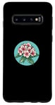 Coque pour Galaxy S10 Mountain Laurel Logo Minimalist Art