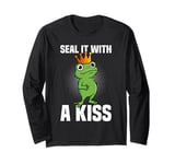 Carnival Costume SEAL IT WITH A KISS Frog Long Sleeve T-Shirt