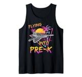 Flying Into Pre-K Fighter Jet Plane Back To School Tank Top