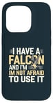 iPhone 15 Pro Falcon Lover Falconry Peregrine Falcon Falconer Case