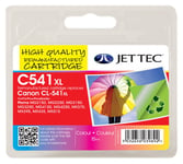 Jet Tec CL541 Colour Ink Cartridge Compatible With Canon Printers Remanufactured