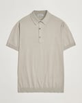 John Smedley Adrian Slim Fit Sea Island Polo Parchment