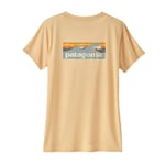 Patagonia Womens Cap Cool Daily Graphic Shirt -Waters (Beige (BL: SANDY MELON X-DYE) Large)