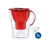 Carafe filtrante Brita Marella avec 1 cartouche Maxtra Pro 1051120 Rouge