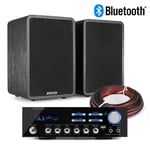 Bookshelf Speaker HiFi Stereo System with AV120BT Bluetooth Amplifier - SHFB65