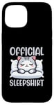 Coque pour iPhone 15 Chemise de nuit officielle American Shorthair Funny Cat Lover