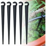 100 Pcs Support Tuyau Arrosage en PE Piquet de Fixation au Sol Porte Tuyau Arrosage de ¿ de 7mm Accroche Tuyau Arrosage Piquet Goutte à Goutte Crochet pour Tuyau Arrosage Irrigation Jardin¿GU.B/bon