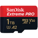 SanDisk Extreme Pro - flashminnekort - 1 TB - microSDXC UHS-I