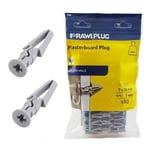 50 x Genuine Rawl Plasterboard Hollow Wall Plugs 7 x 35mm Expansion Fixings