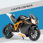 1:12 Scale KTM RC8 metalliseos skootteri Urheilupyörä Diecasts Lasten Lelut Moottoripyörät Ajoneuvot Kilpamallikopiot Huoneen sisustus lahja pojille