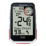 SIGMA SPORT ROX 4.0 Blanc - compteur GPS vélo sans fil & navigation avec support cintre/potence GPS inclus - Navigation GPS en extérieur avec mesure de l'altitude