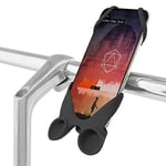 Bone Collection Support Porte Téléphone Vélo avec Amplificateur de Son Acoustique pour iPhone XR XS X 8 7 Plus Samsung Galaxy S9 S8 Smartphone, Bike Tie Speaker Serie â€“ Noir