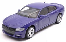 WELLY, DODGE Charger R/T 2016 violet, échelle 1/24, WEL24079WB