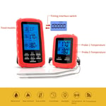 2PCS Wireless Meat Thermometer Food Barbecue Thermometer BBQ Grill Smoker 1 GB