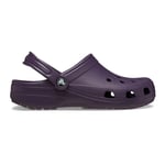 Crocs Classic WoMens Dark Iris Clogs - Purple - Size UK 6