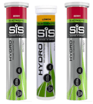 3 x SIS Science In Sport Tubes. Hydro Electrolyte Tablets. 2 x Berry & 1 x Lemon