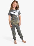 Brand Threads Kids' Harry Potter Hedwig Pyjama Set, Grey