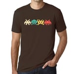 Homme Tee-Shirt Jeux Vidéo Rétro Jeux D'arcade Classiques - Retro Video Games Classic Arcade Gaming - T-Shirt Graphique Éco-Responsable Vintage Cadeau Nouveauté