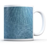 Blue Geometric Drawing - Drinks Mug Cup Kitchen Birthday Office Fun Gift #15937