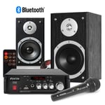 SHF55 Karaoke Speaker Set with Microphone Bluetooth Portable MP3 Music Machine