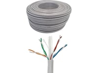 Netrack Partvinnad Lan-Kabel Netrack Cat 6 Utp, Grå, 50M , Cca