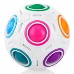 CUBIDI® Originale Boule Magique Arc en Ciel I Jouets d'activité et de développement I Magic Rainbow Ball I Le Puzzle 3D Casse-tête pour Filles et garçons à partir de 6 Ans