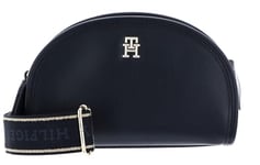 Tommy Hilfiger Sac à Bandoulière Femme Monotype Half Moon Camera Bag Petit, Bleu (Space Blue), Taille Unique