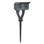 LEGRAND, Plexo New 069759L Prise de courant 2 prises avec contact de protection avec piquet de jardin, bornes enfichables (SL), protection accrue contre les contacts pour l'extérieur, 250 V, 16 A,