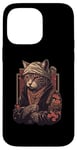 Coque pour iPhone 14 Pro Max Yakuza Chat Japonais Mafia Tatouage Fleurs