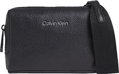 Calvin Klein Homme Sac à Bandoulière Must Camera Bag Petit, Noir (Ck Black), Taille Unique