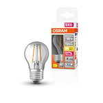 OSRAM Lampe LED dimmable Superstar avec un rendu des couleurs particulièrement élevé (CRI90), E27-base, Aspect filament ,Blanc chaud (2700K), 470 Lumen,Remplacement de 40W-Ampoules 1-Pack