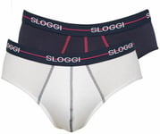 Sloggi Start Midi C2p 2 Pack Briefs Blue/plum Combination (v005) 32 Cs