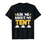 Funny Campers Sarcastic Saying, Tent Camping Lovers Vintage T-Shirt