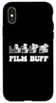 iPhone X/XS Movie Reviews For Film Buffs Pink Section Clapping Man Case