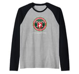 Christmas Yuletide Holiday Bureau of Investigation Deer Seal Raglan Baseball Tee