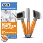 Wahl Essential Dog And Cat Grooming Brush Set