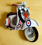 Scooter Fridge Magnet, Mod Scooter Fridge Magnet, Px Gs Scooter Fridge Magnet