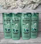 4x250ml Loreal Elvive Rebalancing Shampoo Extraordinary Clay Oily Roots Dry Ends