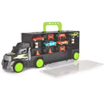 Dickie Toys Carry & Store Transporter - Toy Truck for Storing 28 Toy Cars, Inclu