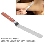 Stainless Steel Waxing Spatulas Wooden Handle Hair Removal Wax Stirrer Stick TPG