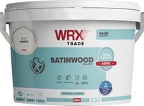 AKCALI WRX Trade Satinwood Paint – Brilliant White - Water Based (2.5L) SW2.5