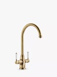 Pronteau by Abode ProTrad Swan 4-In-1 Instant Steaming Hot & Filtered Water 2 Lever Kitchen Tap